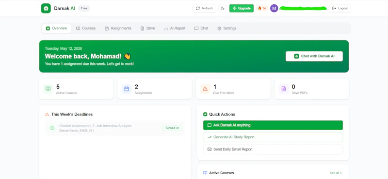 Darsak AI screenshot 2