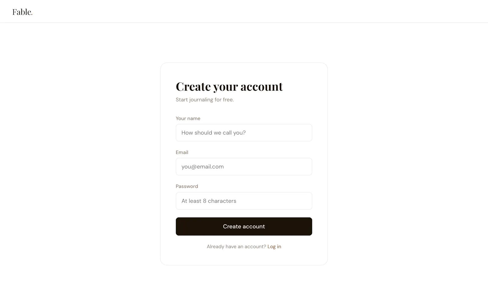 Fablejournal screenshot 3