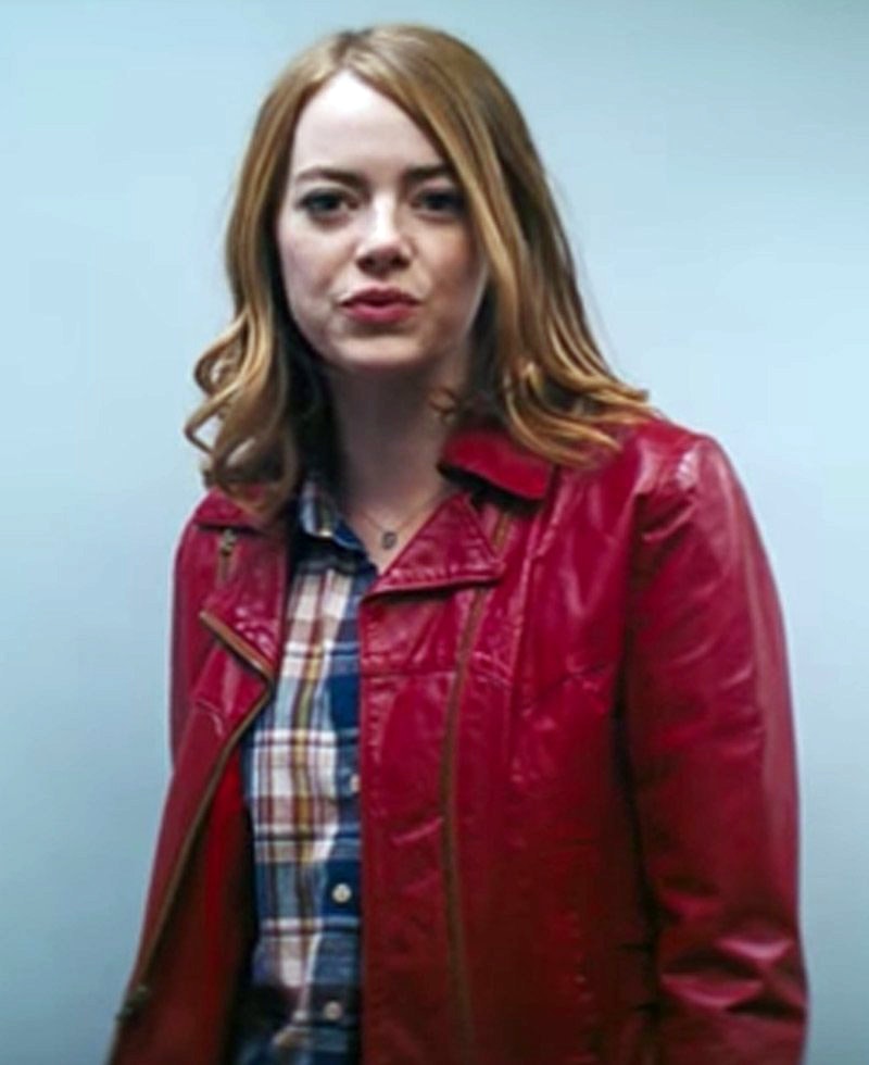 La La Land Emma Stone Leather Jacket