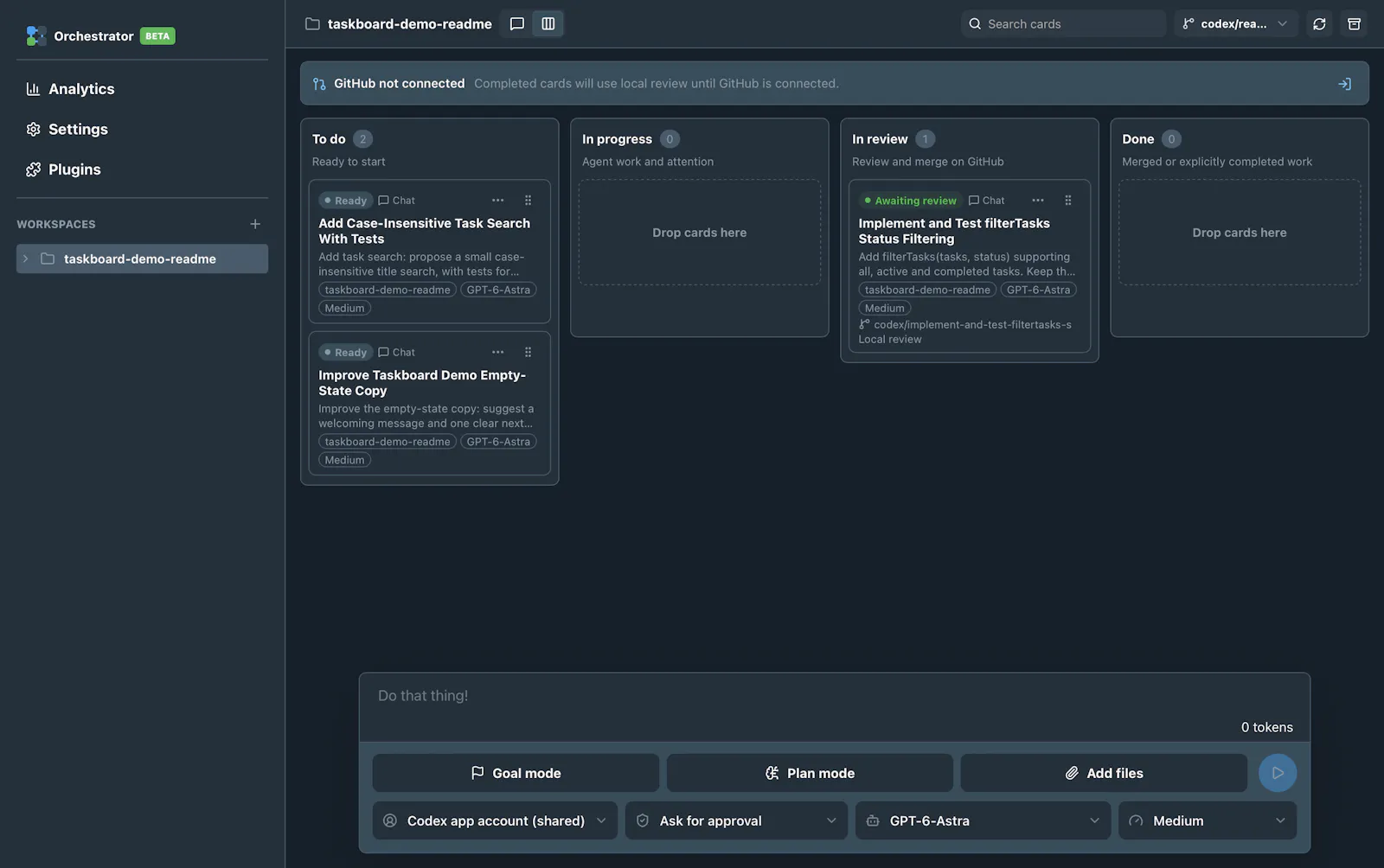 Orchestrator screenshot 2
