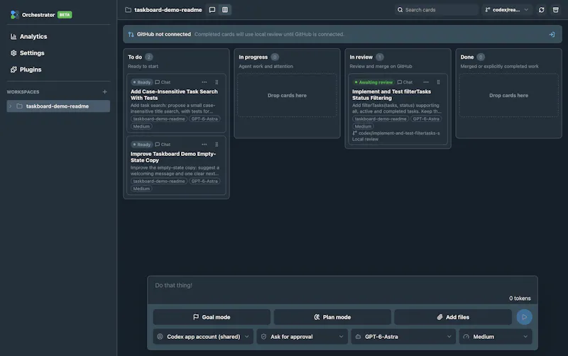 Orchestrator screenshot 2