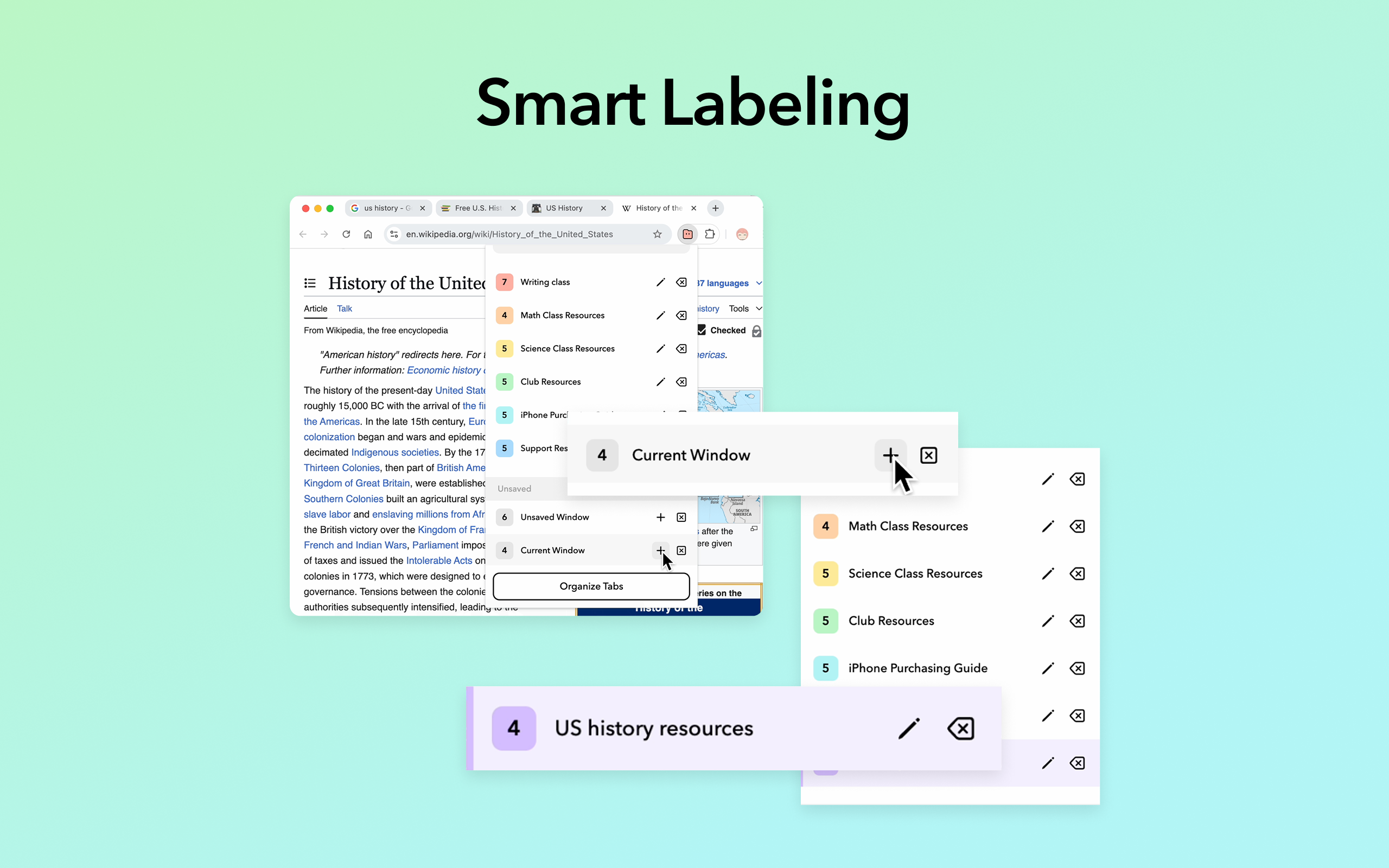 Intertabs - Менеджер AI Tab Manager медиа 5