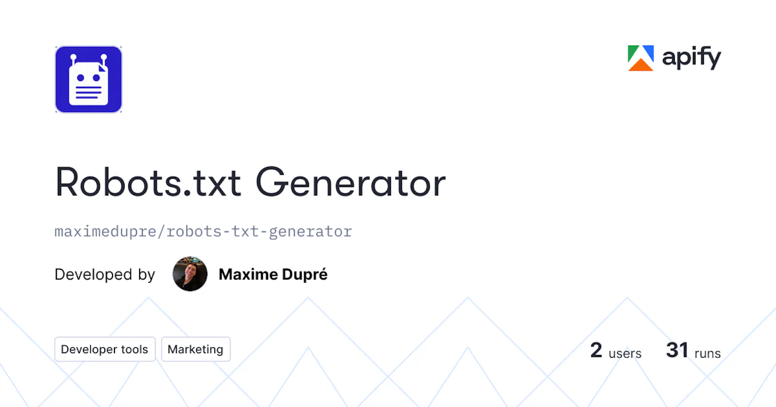 Robots.txt Generator screenshot 1