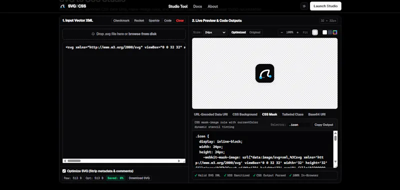 SVG2CSS screenshot 4