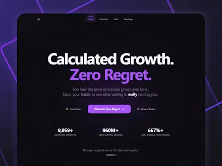 The Regret Calculator gallery image
