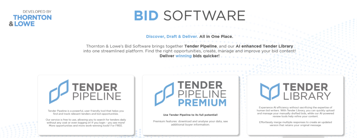 Tender Pipeline & Tender Library media 3