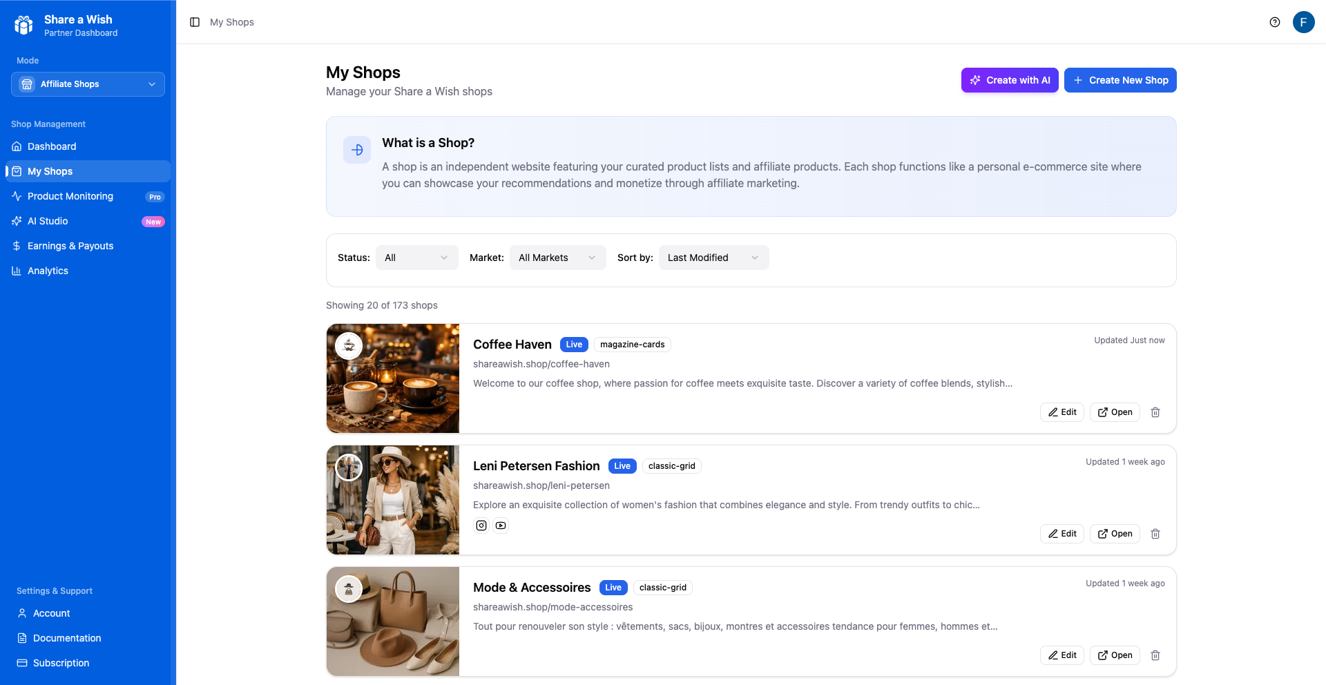 Share a Wish Shops gallery image