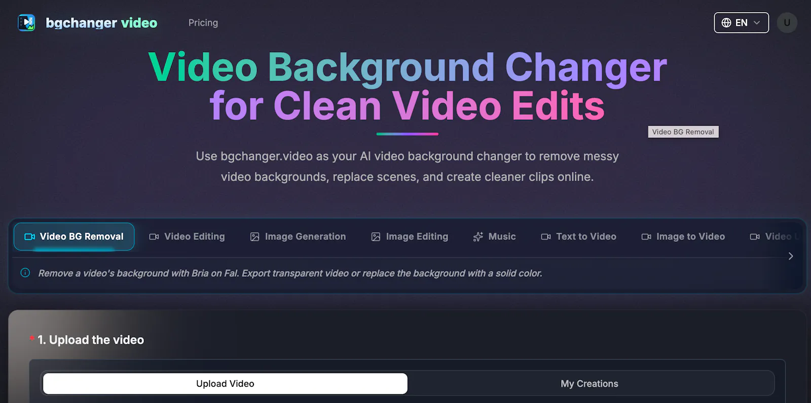 Video Background Changer screenshot 1