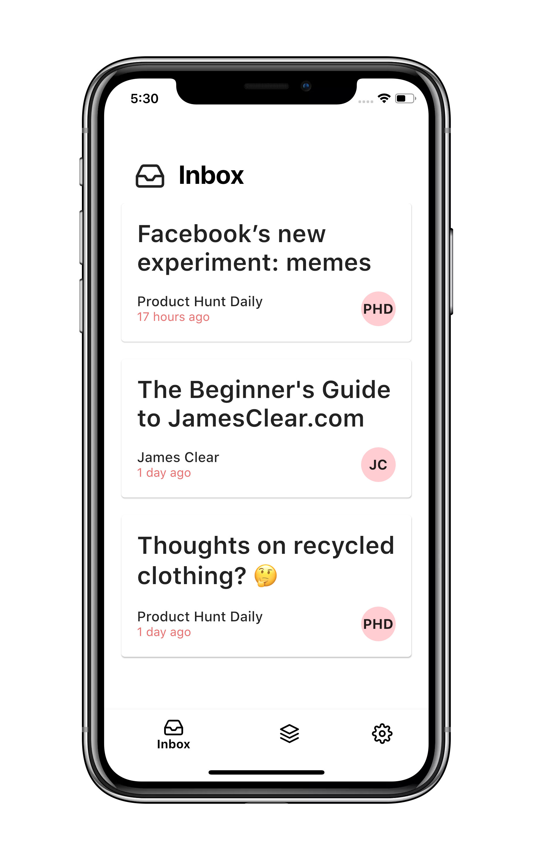 Slick Inbox gallery image