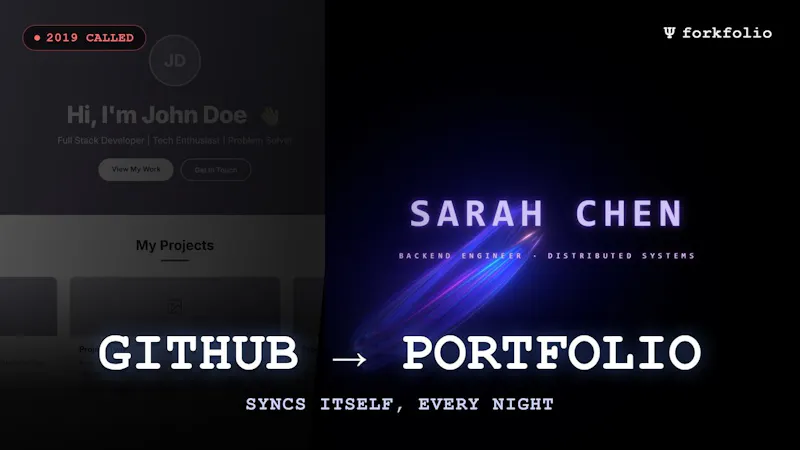 Forkfolio screenshot 1 (video preview)