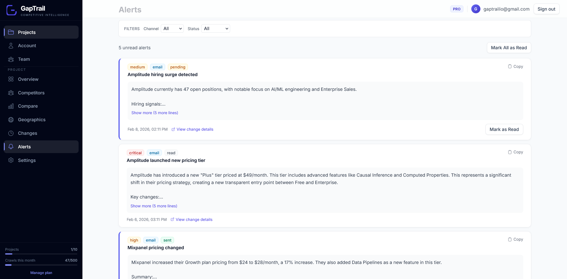 GapTrail gallery image