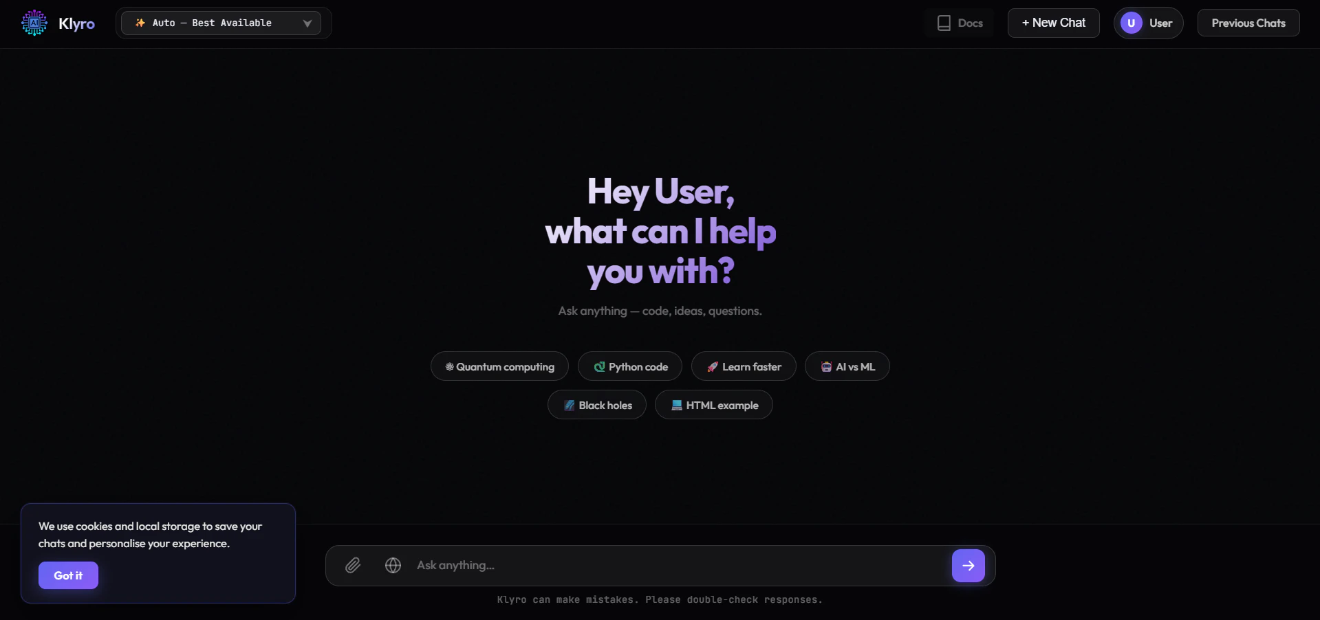 Klyro AI 截图