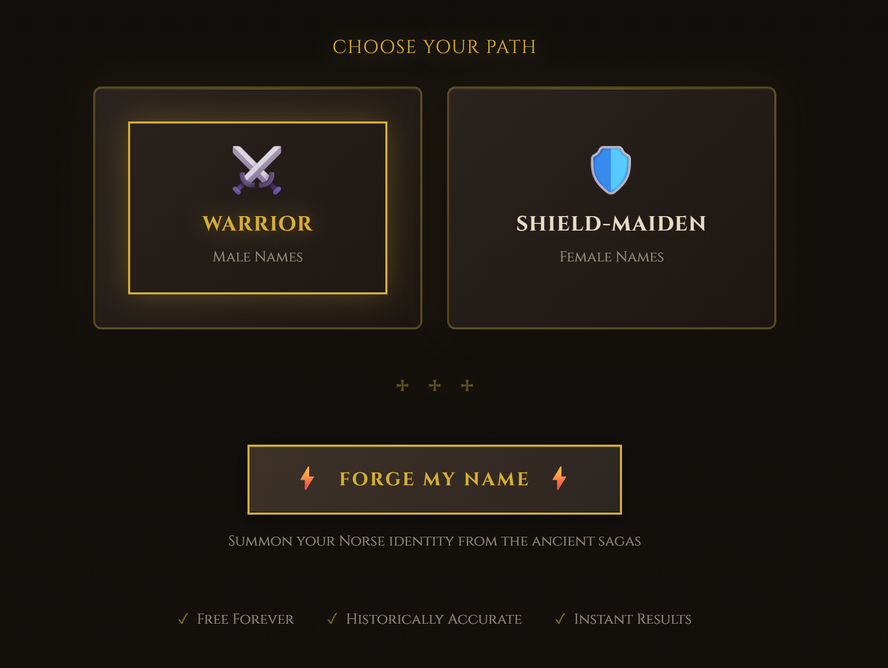 Viking Name Generator - Screenshot 3 preview
