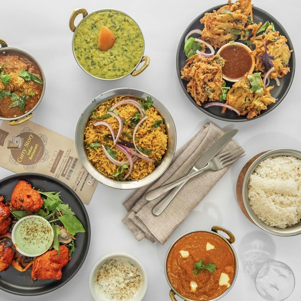 Curry Story - Product Hunt launch logo and brand identity