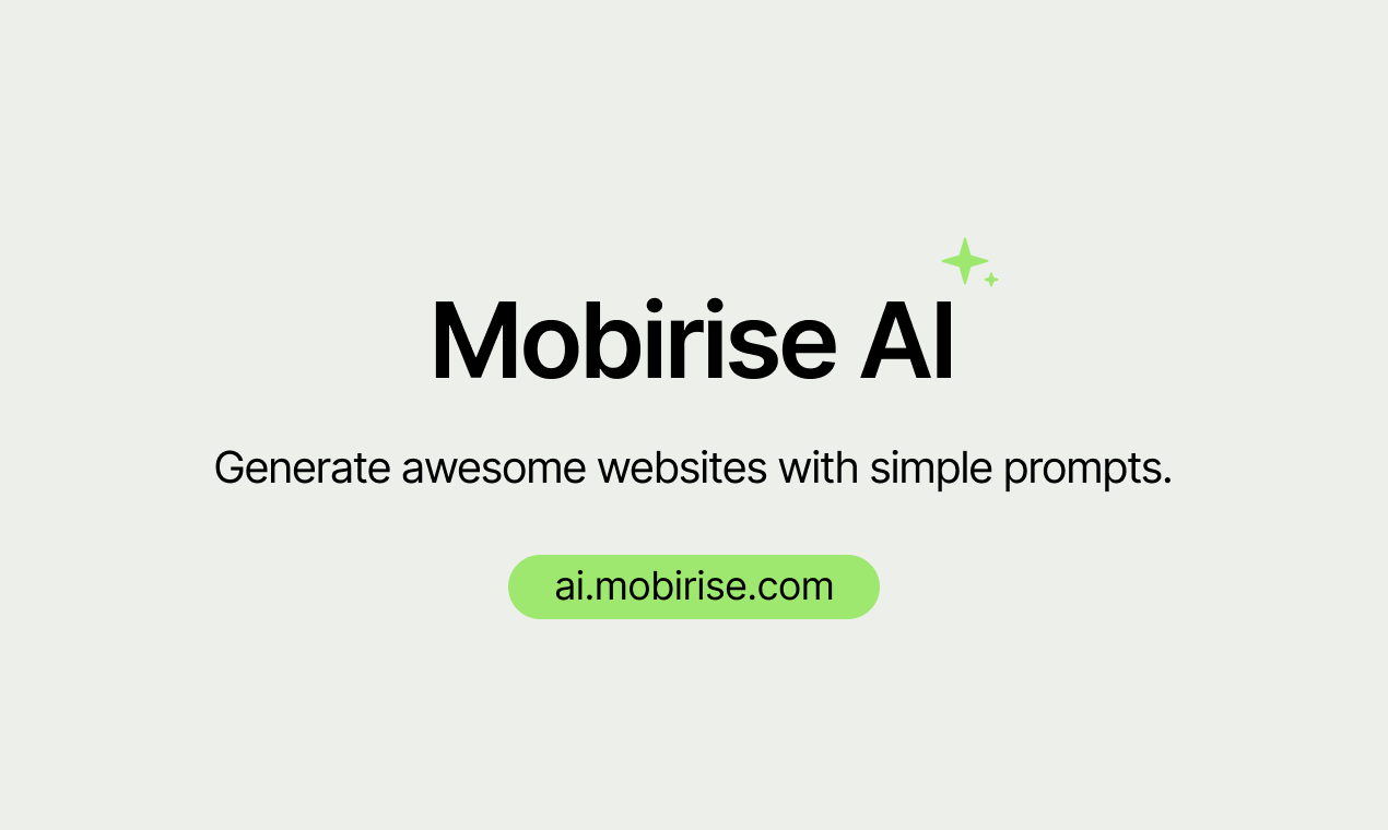 startuptile Mobirise AI-Generate awesome websites with simple prompts