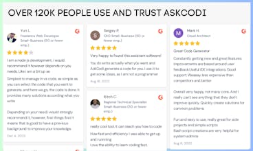 AskCodi Logo - Unlock your potential and code with confidence – adopt AskCodi today!