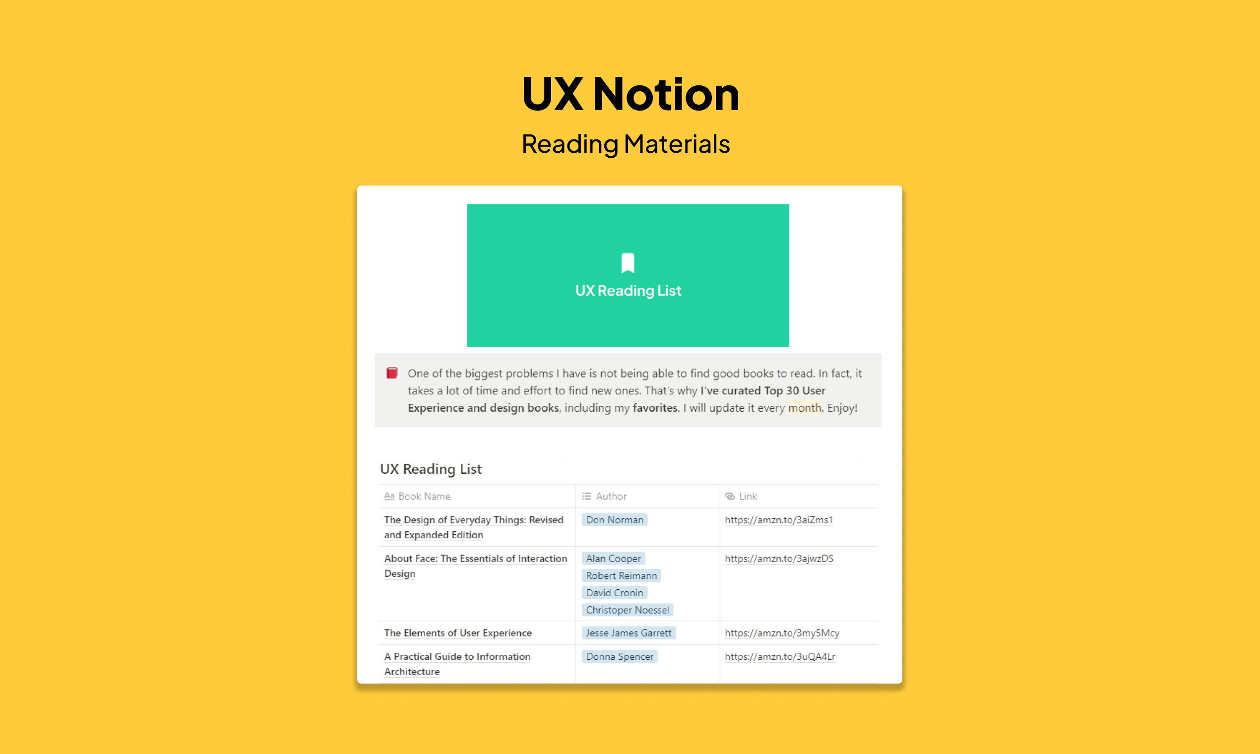 UX Notion gallery image
