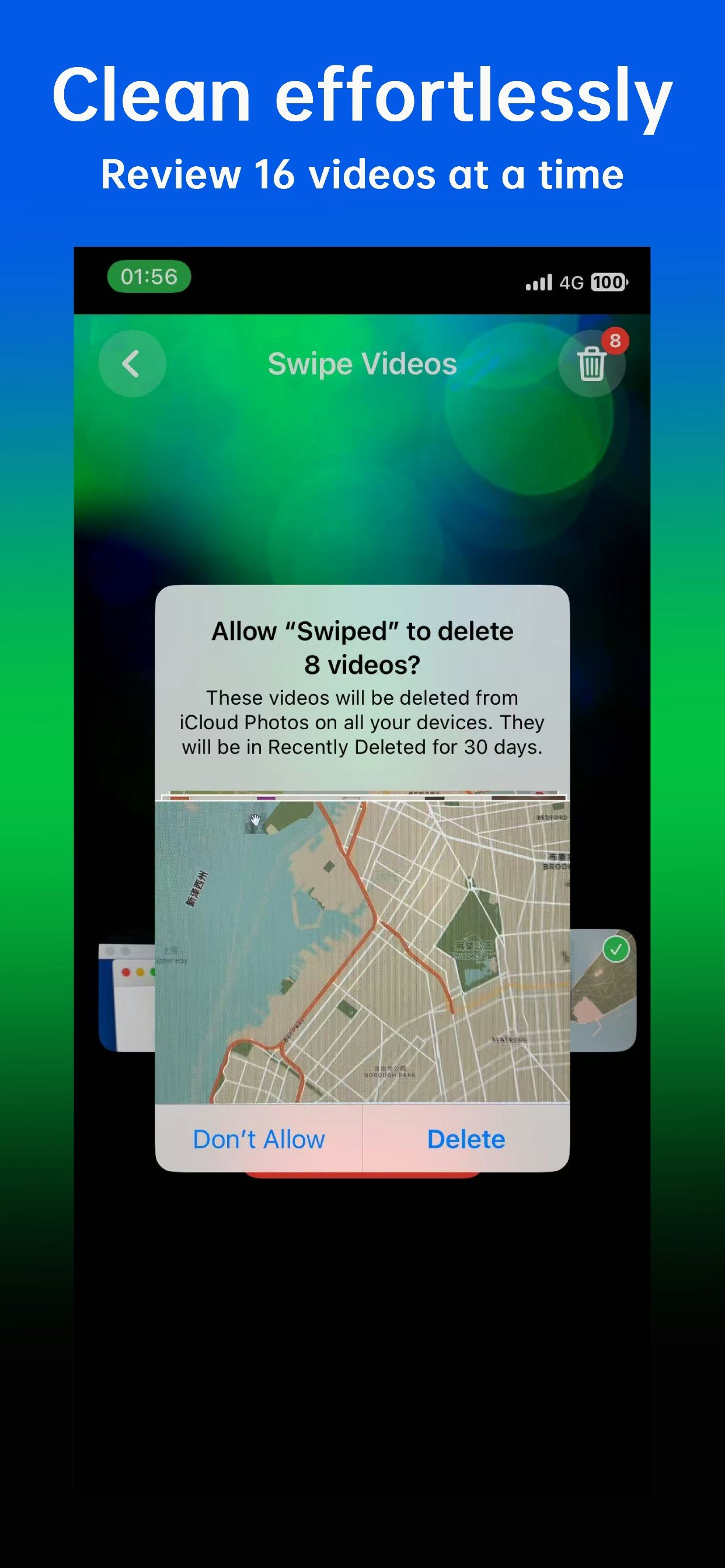 Swiped-Photos Storage Cleaner - Screenshot 5 showing product features and functionality
