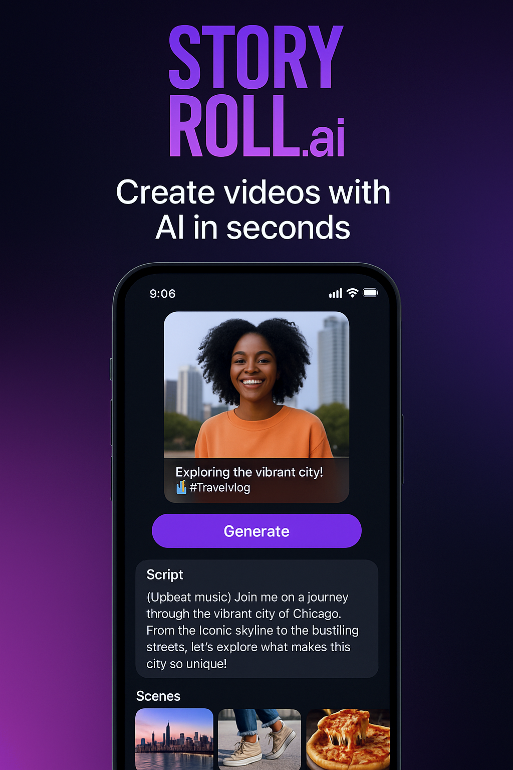 Storyroll.ai - 出售源代码：独立的AI视频项目。媒体2