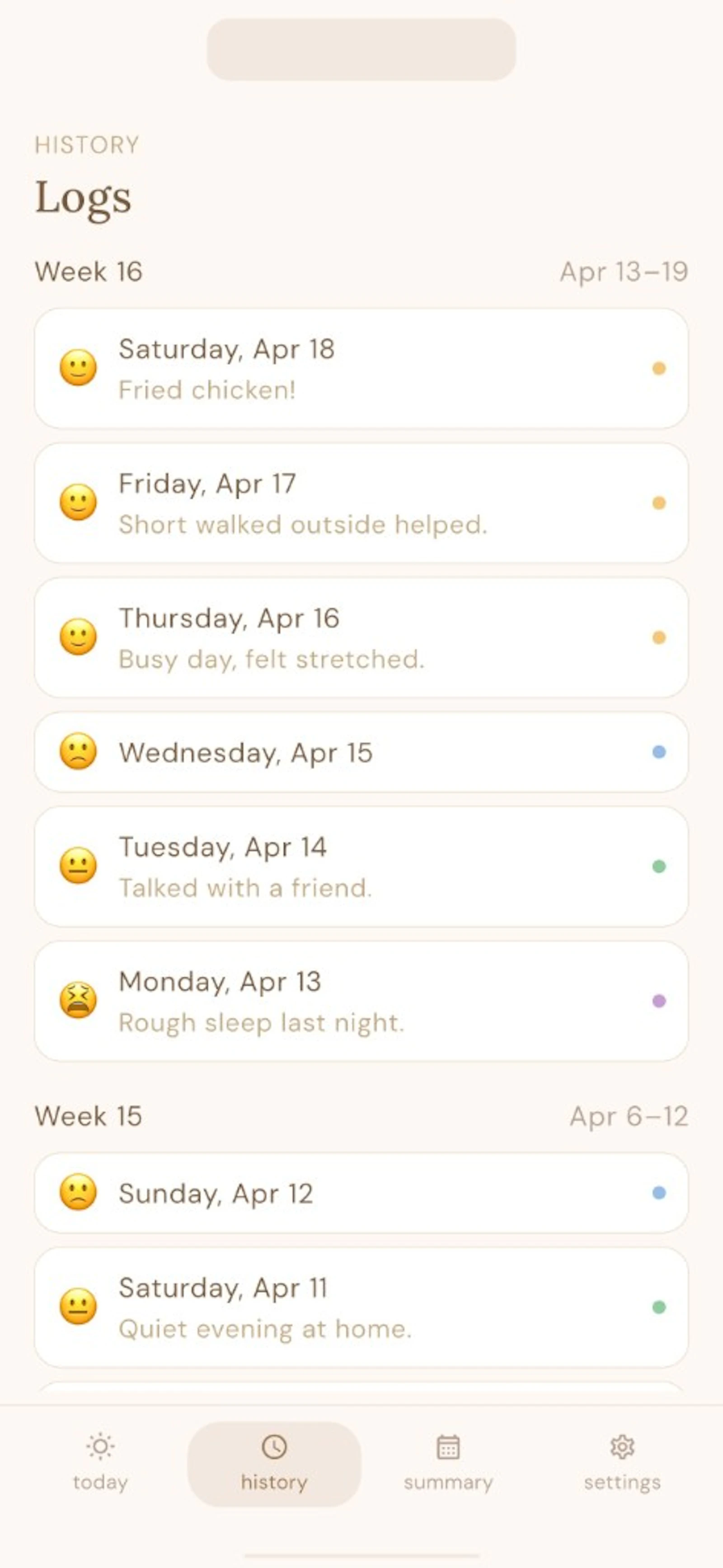 moodlet screenshot 2