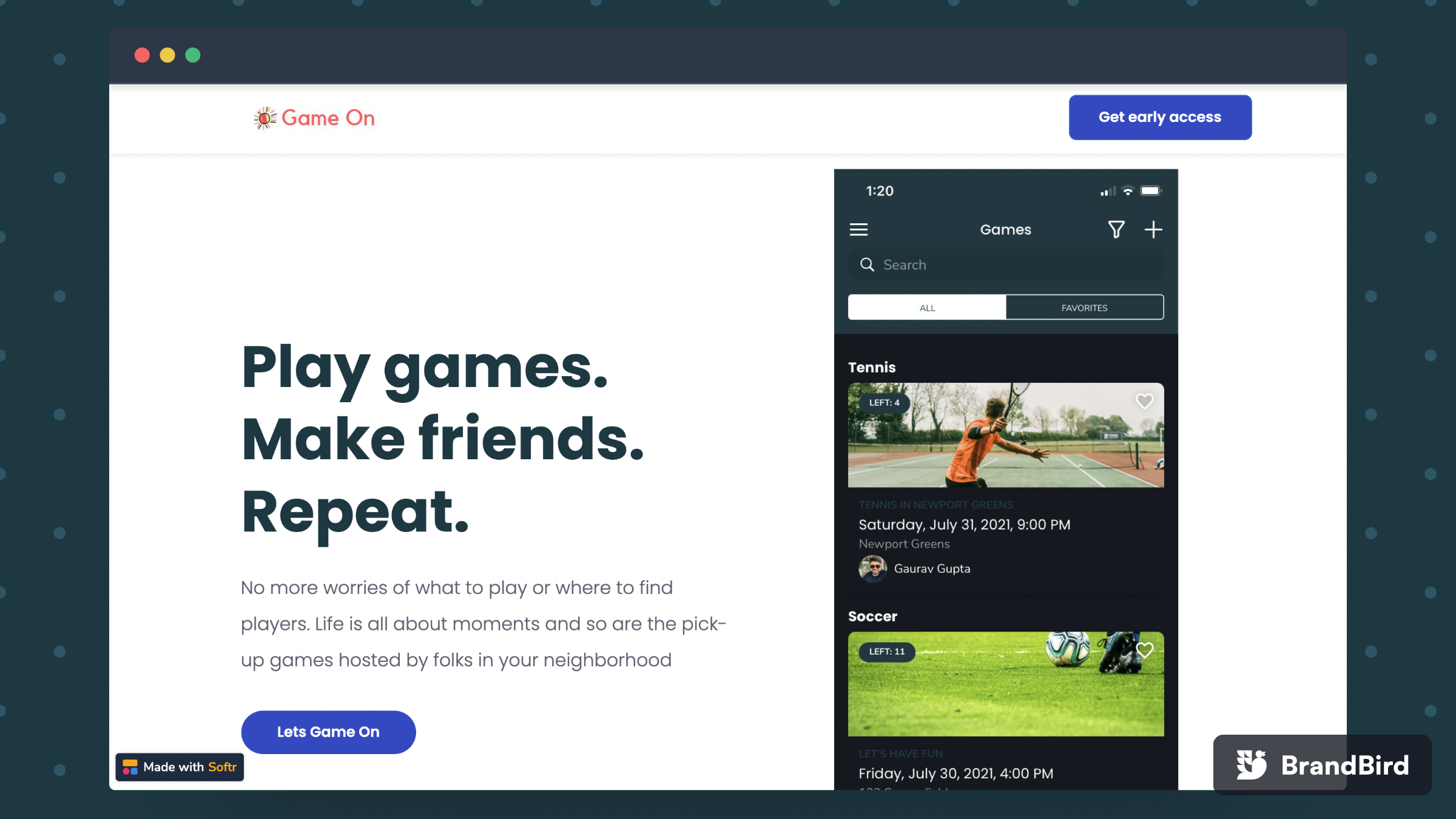 Game On gallery image