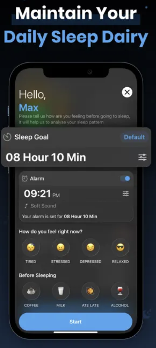 Sleep Tracker  - Screenshot 5 showing product features and functionality