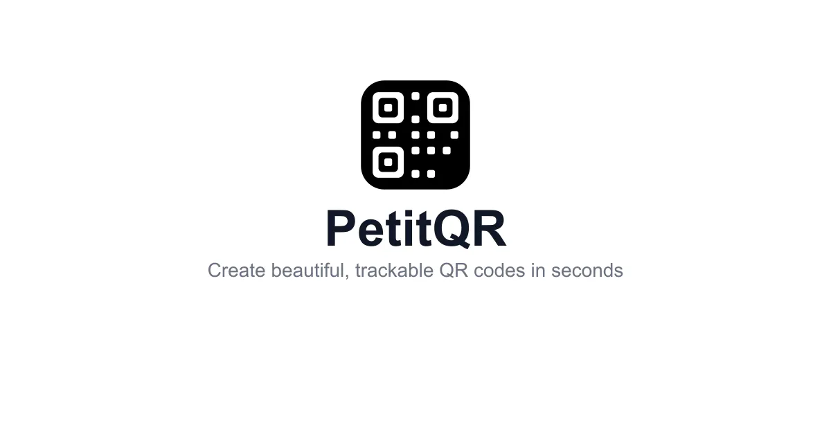 PetitQR 제품 배너