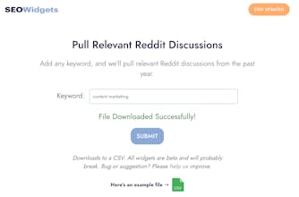 Reddit Discussion Finder gallery image