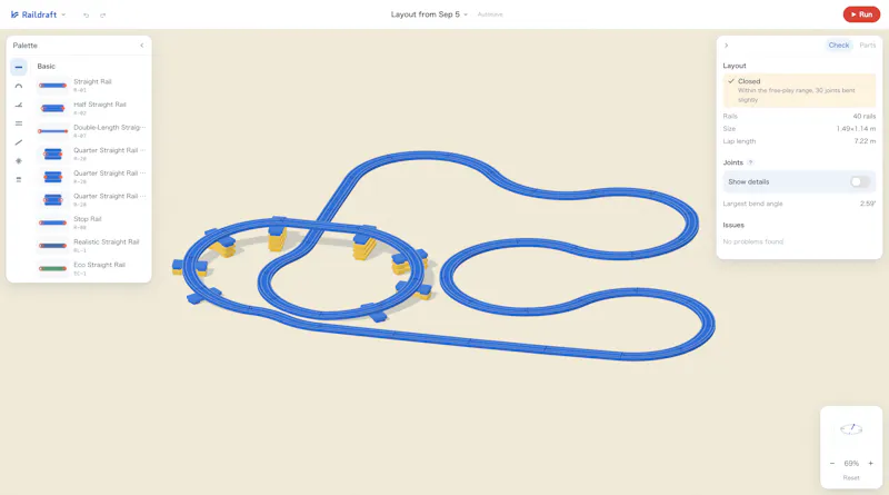Raildraft screenshot 1