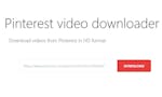 Pinterest video downloader | No Ads image