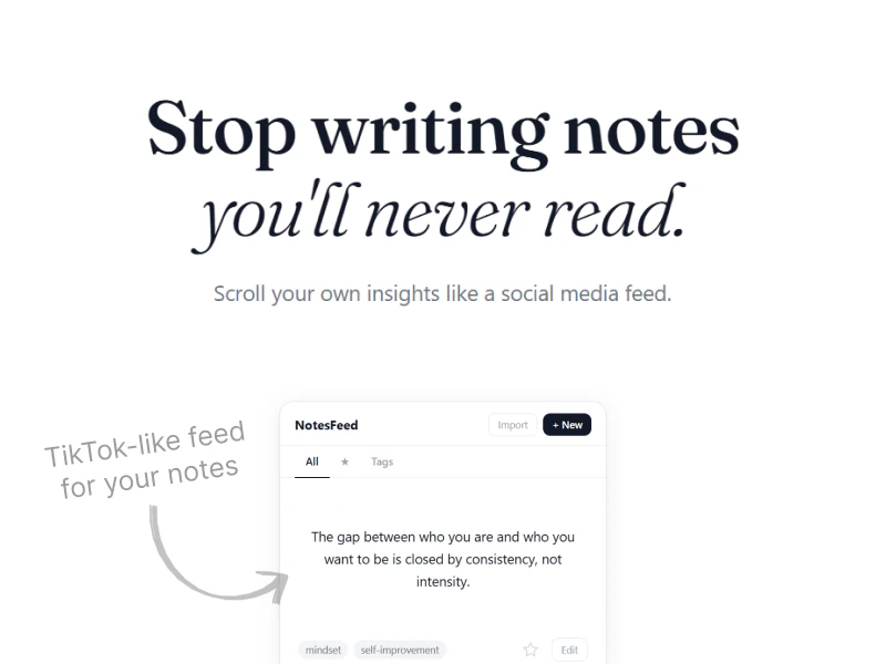 Notesfeed screenshot 2