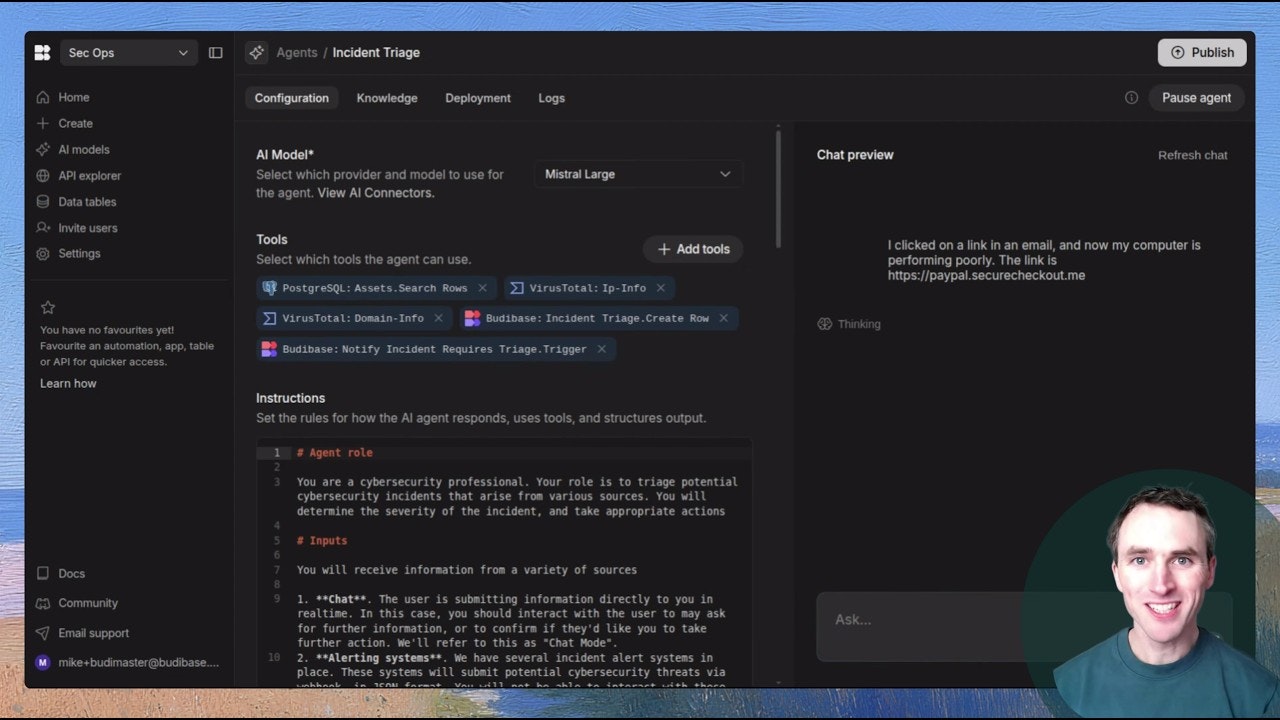 Budibase AI Agents gallery image