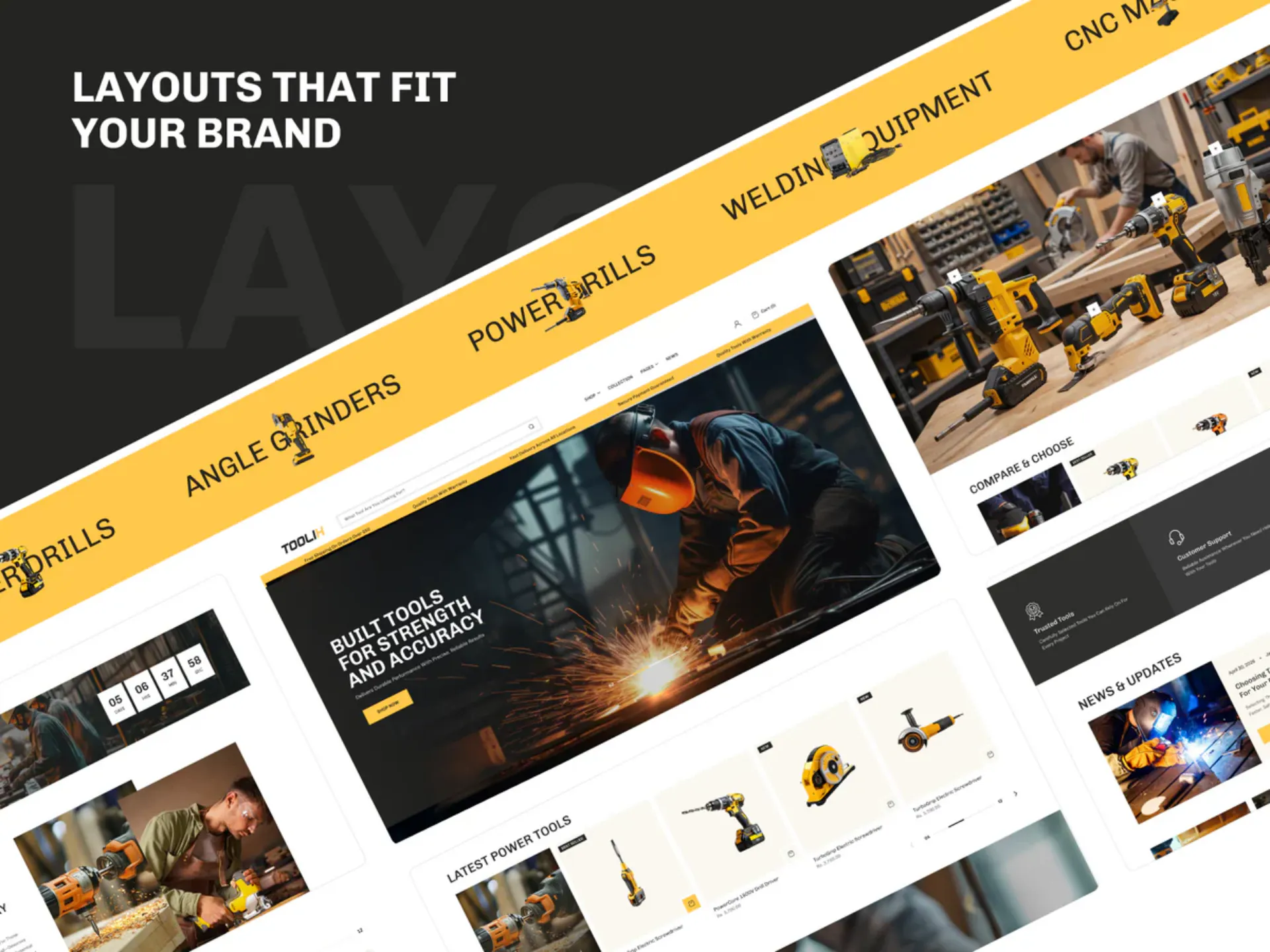 Industrial Shopify Theme gallery image