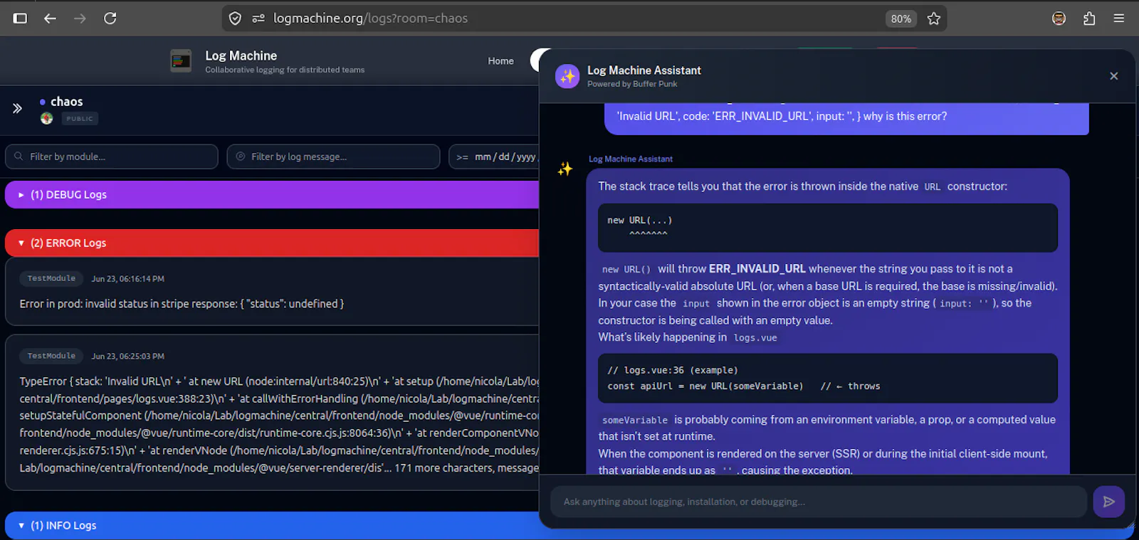 Log Machine screenshot 3