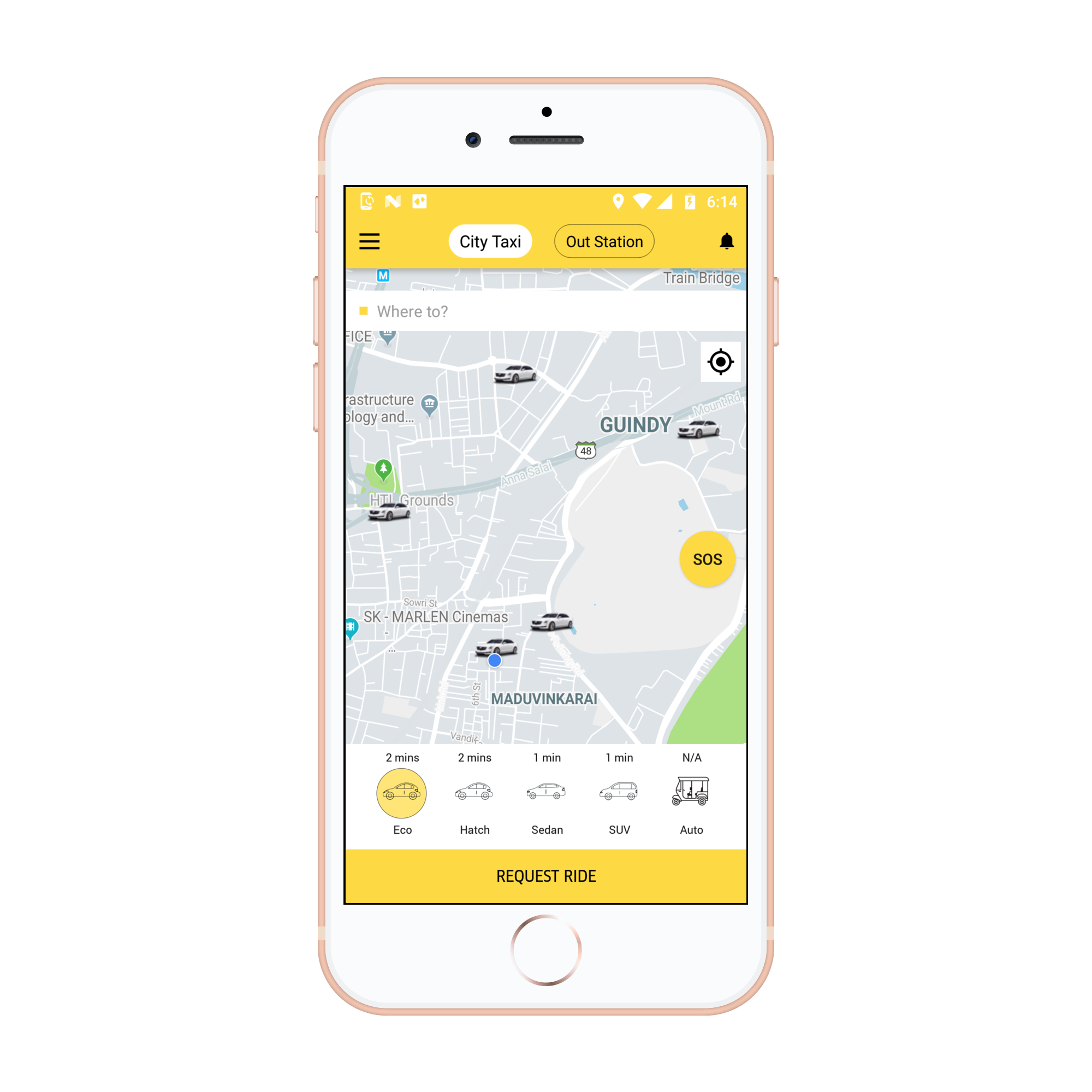 Uber Clone/Taxi Booking Application gallery image