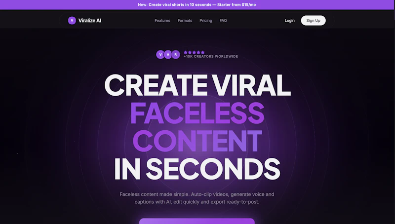 Viralize AI screenshot 1
