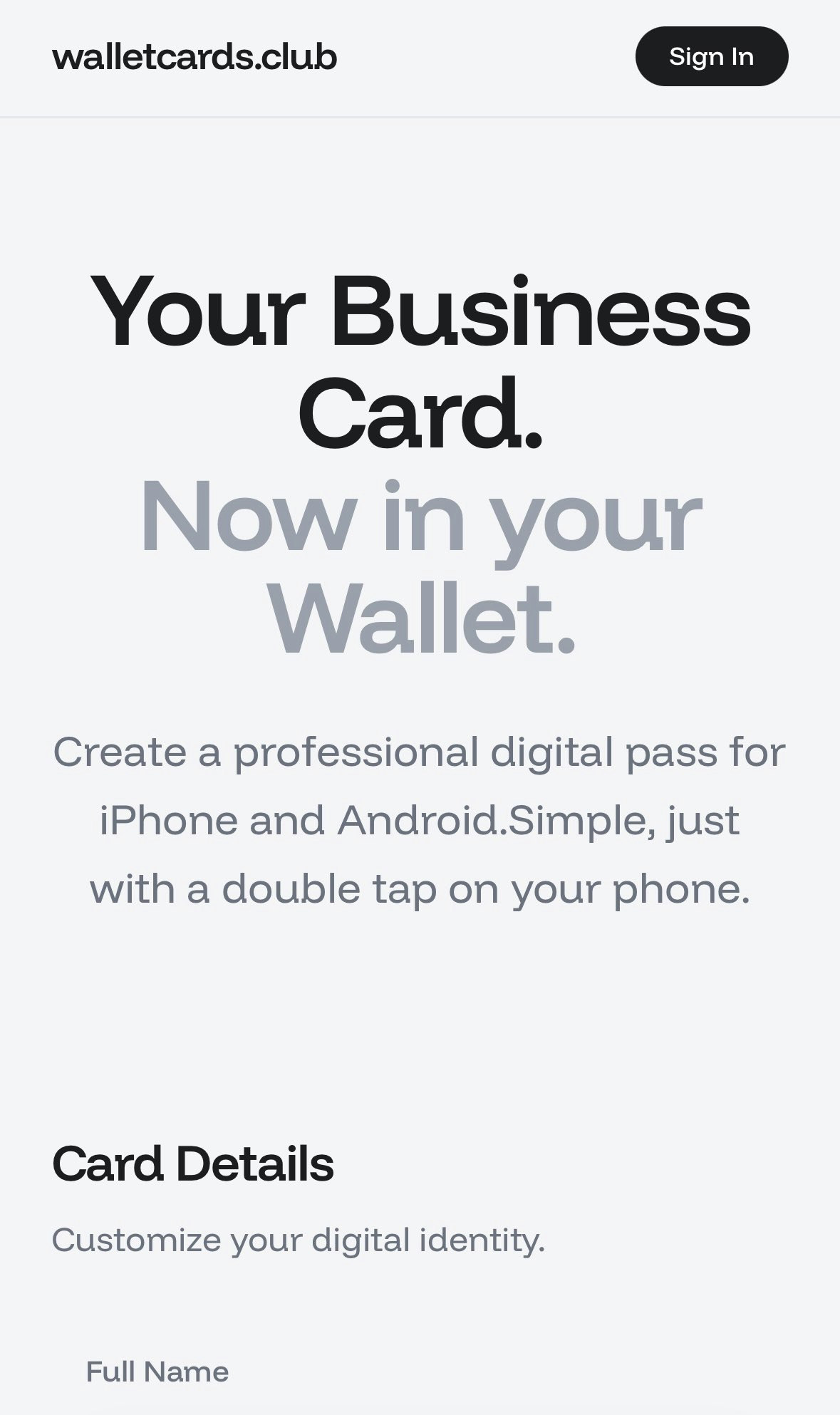 WalletCards.club gallery image