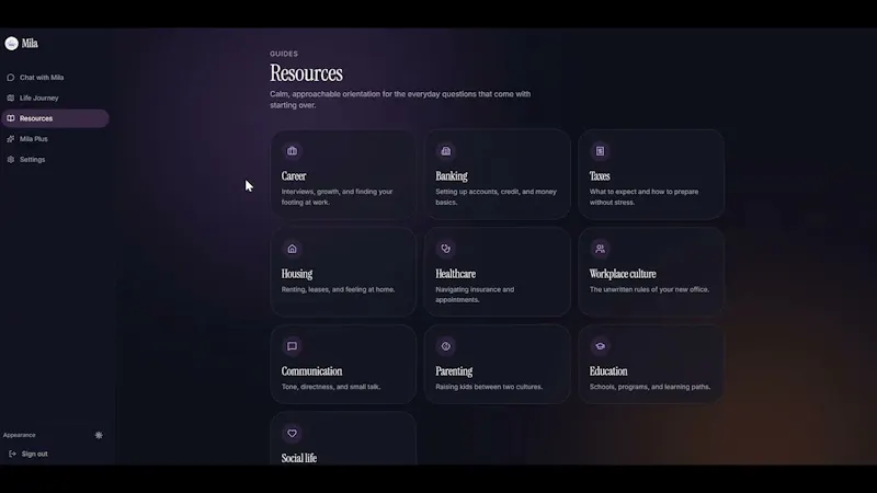 Mila AI Companion screenshot 1 (video preview)
