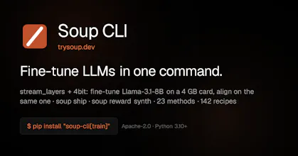 Soup CLI gallery image