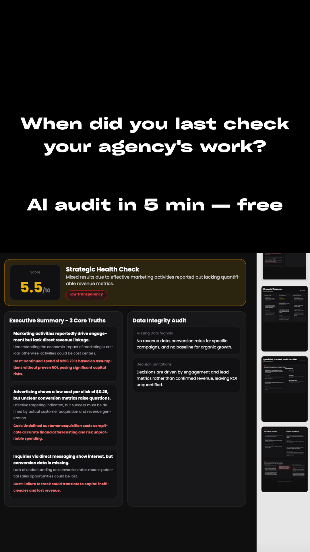 Averdix - marketing performance audit gallery image
