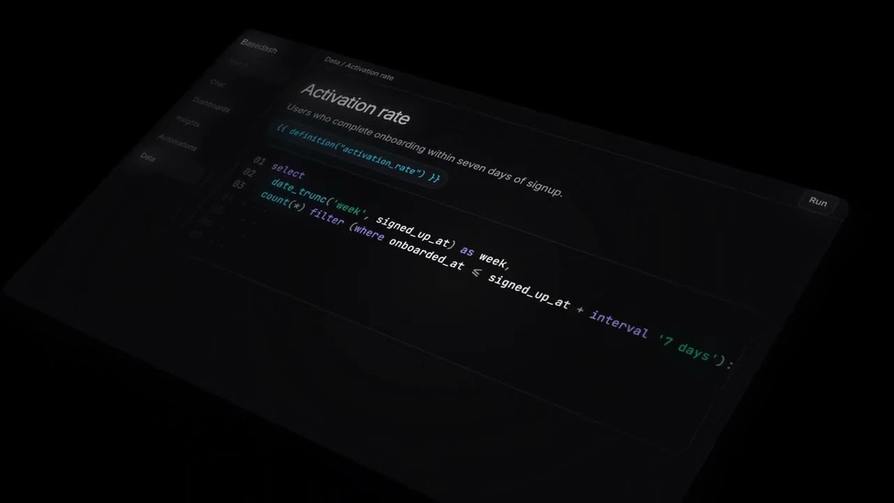 Basedash Semantic Layer gallery image