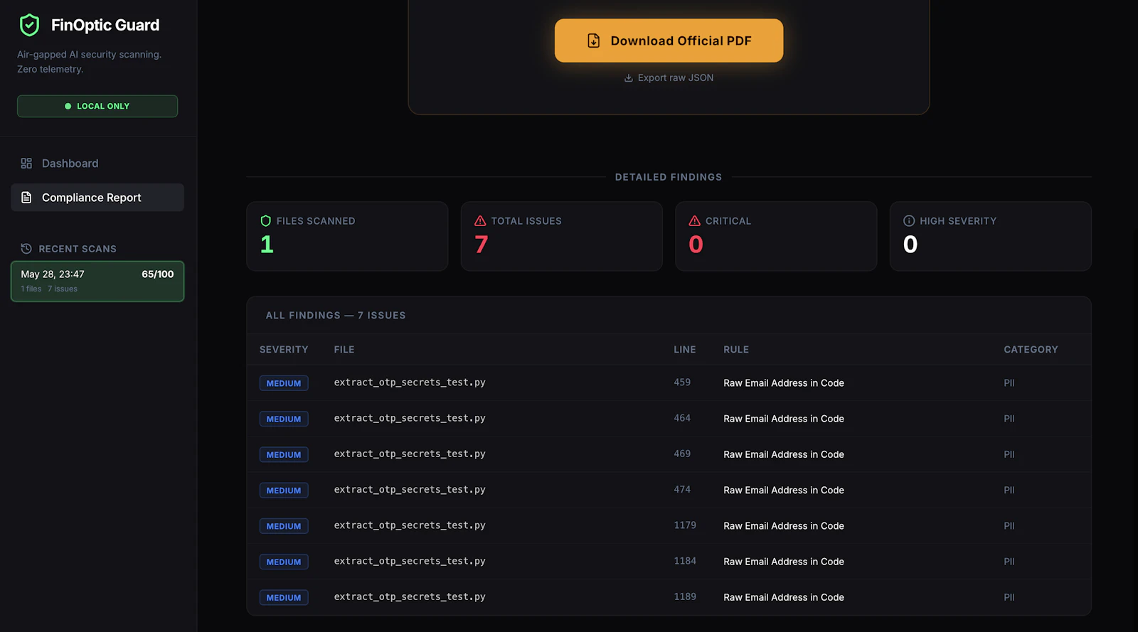 FinOptic Guard screenshot 2