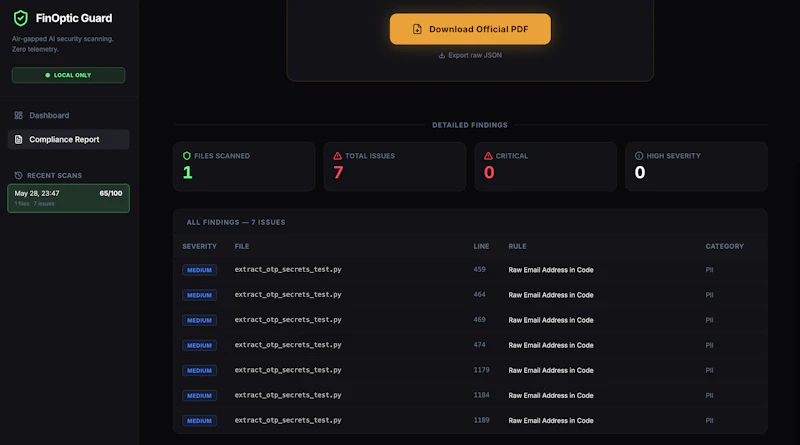 FinOptic Guard screenshot 2