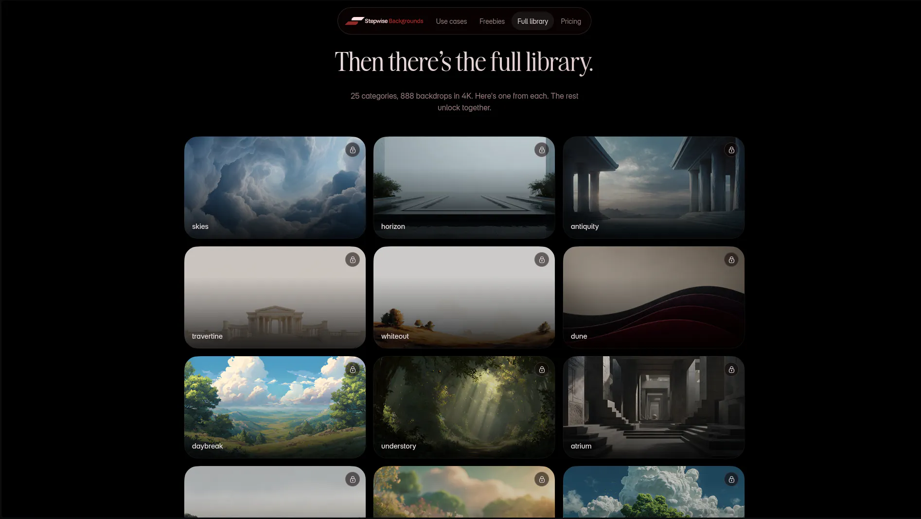 Stepwise Backgrounds gallery image