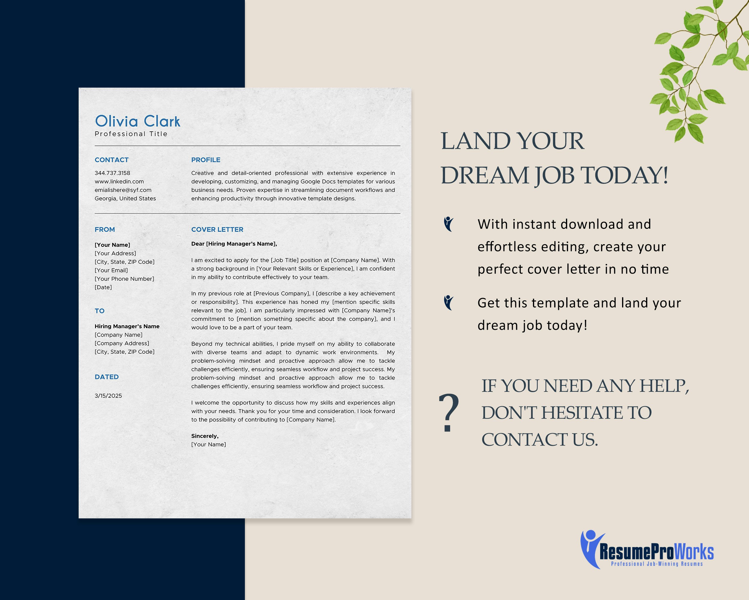 Templat Resume Percuma - ResumeProworks media 8