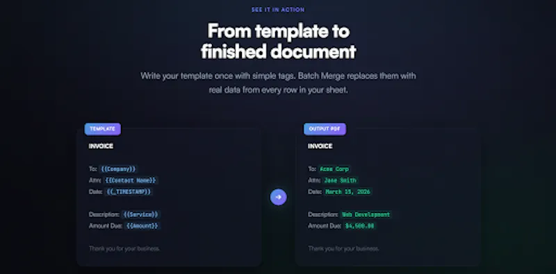 Batch Merge screenshot 2
