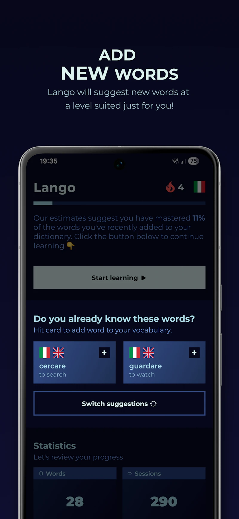 Lango Flashcards screenshot 4