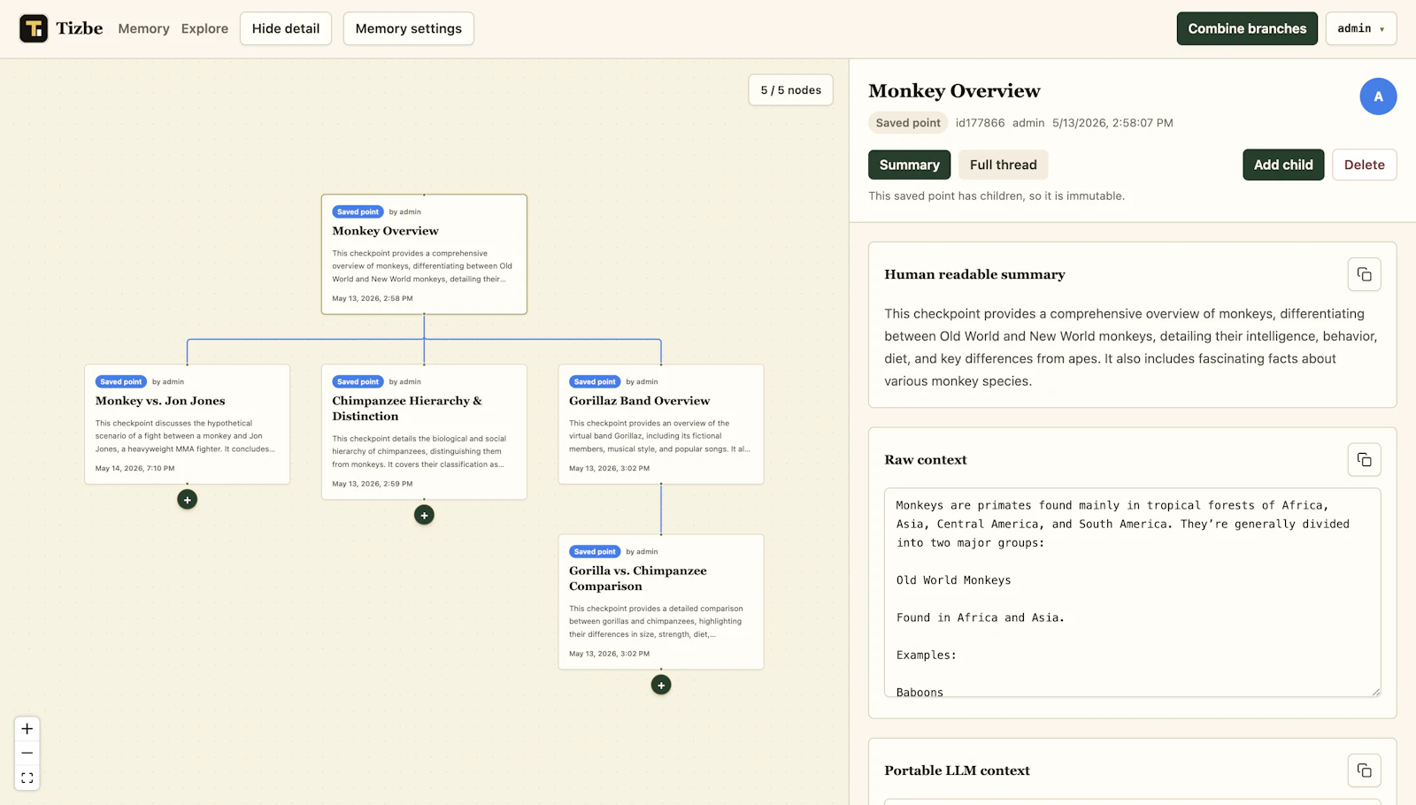 Tizbe screenshot 2