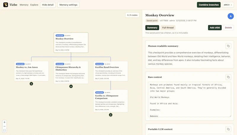 Tizbe screenshot 2