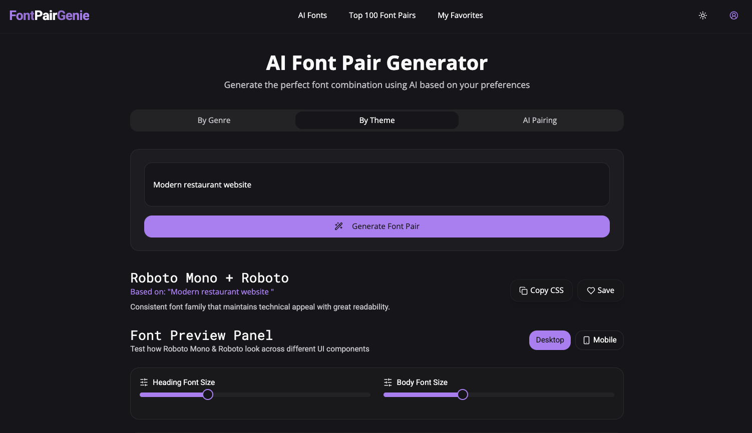 FontPairGenie media 3